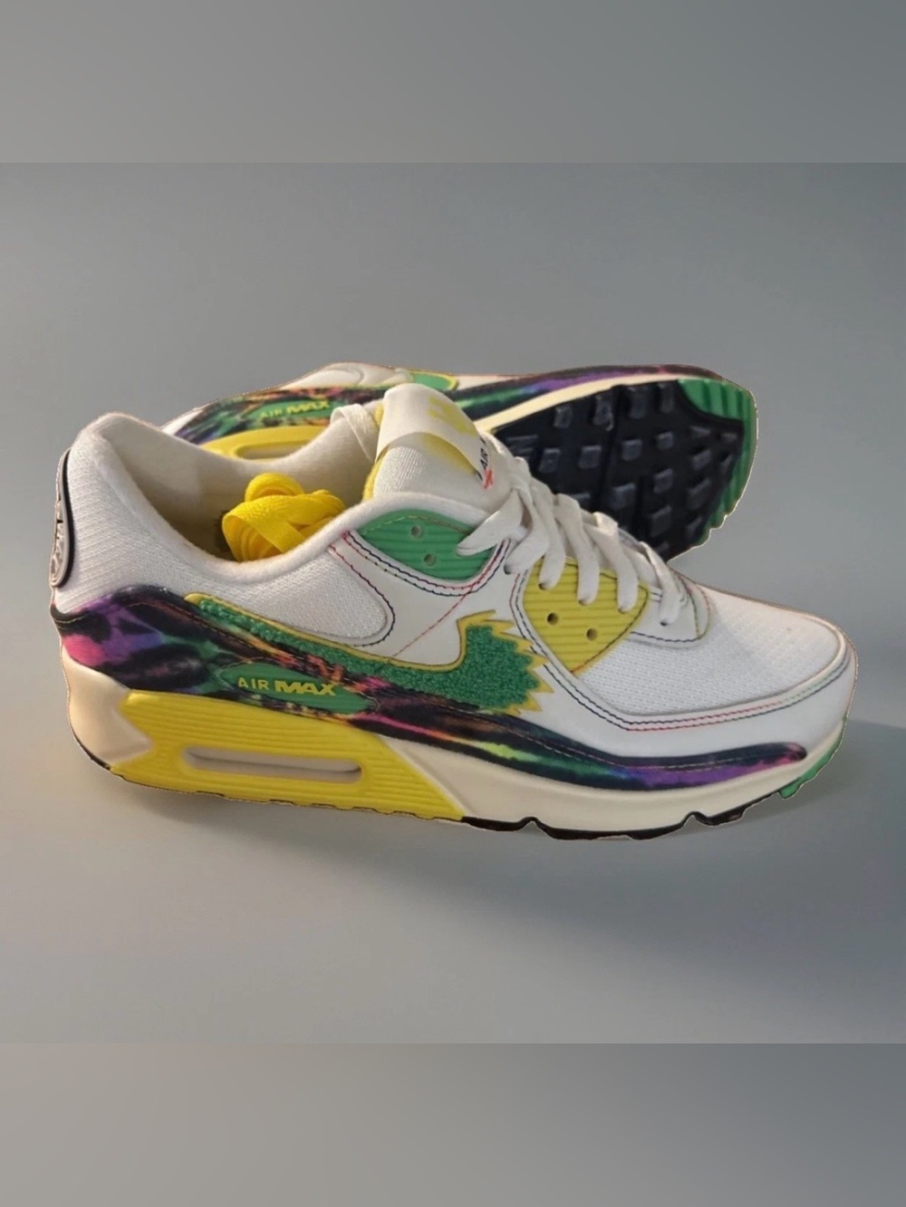 Size 9.5 - Grateful Dead x University Of Oregon x Nike Air Max 90 Grateful Ducks